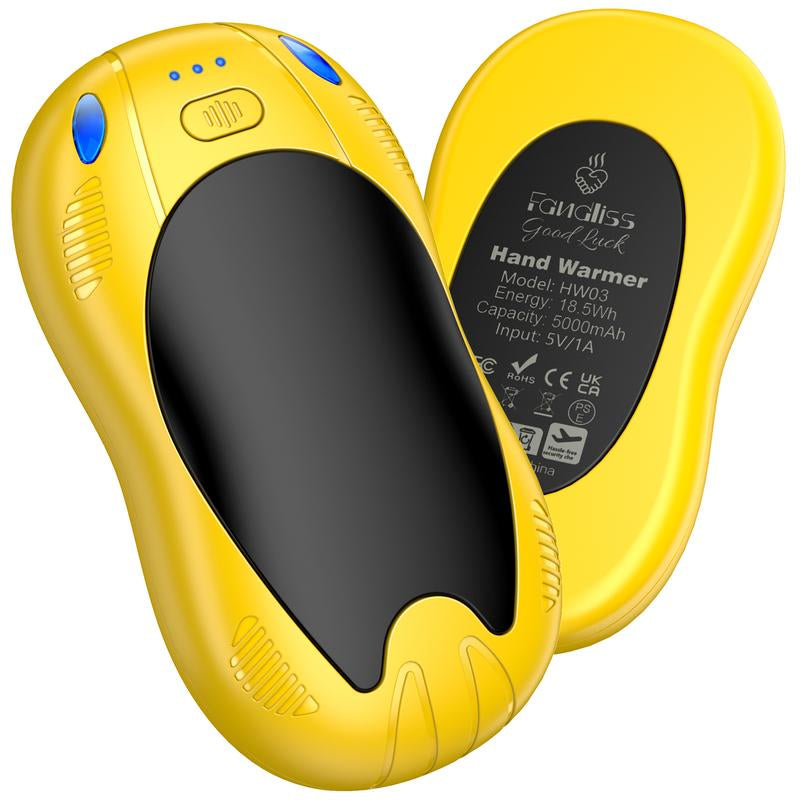 FANDLISS Magnetic Hand Warmers 10000Mah Rechargeable with Double-Sided Heating Portable & Reusable for Winter Outdoors Camping Hunting Perfect Gift